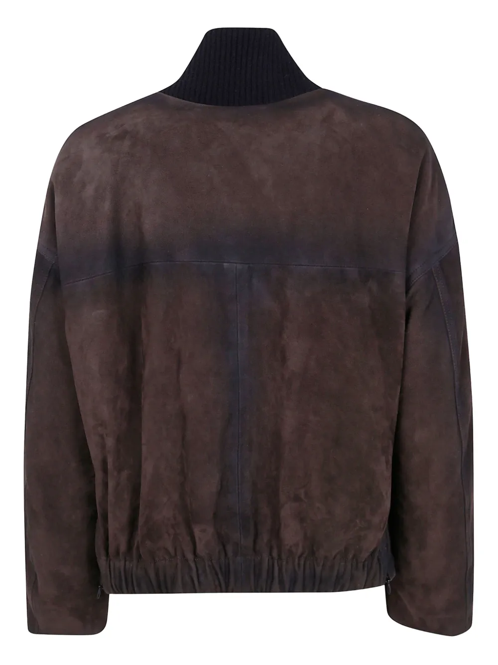 Ibrigu Reversible Leather Bomber Jacket Clothing In Brown