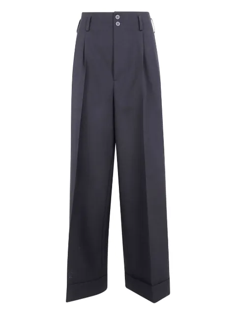 IBRIGU cuffed pleated trousers