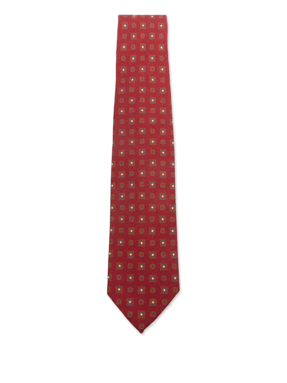 Barba patterned tie | Red | Image 1