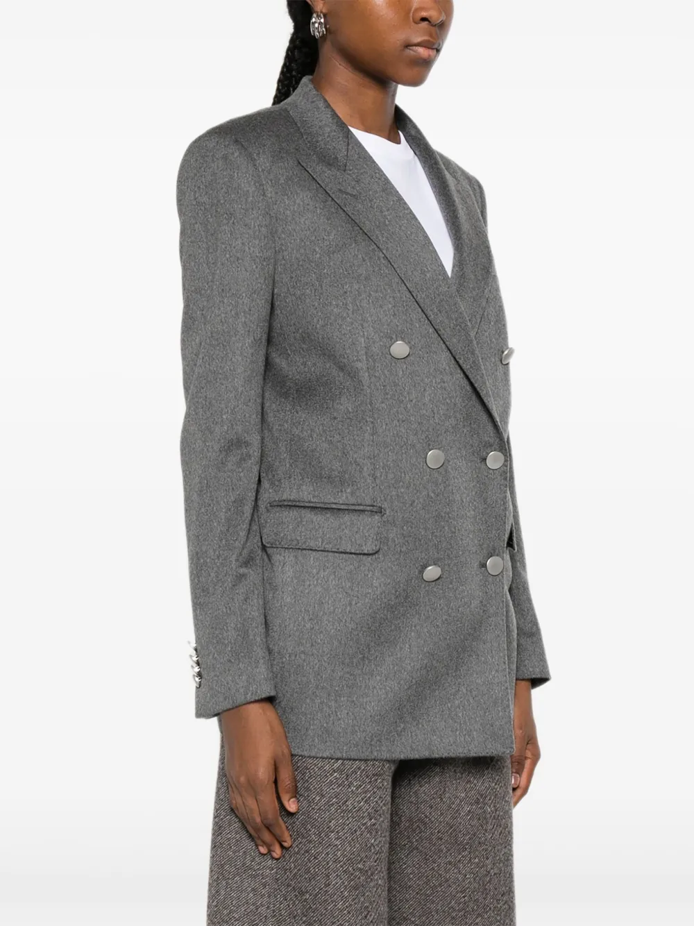 Tagliatore Blazer met dubbele rij knopen Grijs