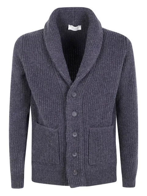 Filippo De Laurentiis shawl-collar pocket cardigan