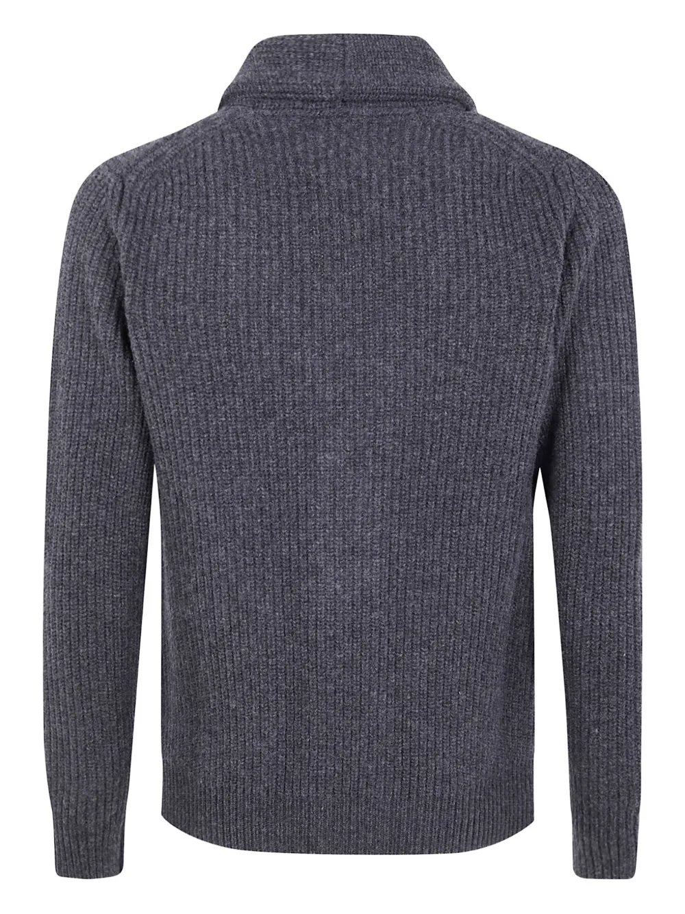 Filippo De Laurentiis Shawl-collar Pocket Cardigan In Gray