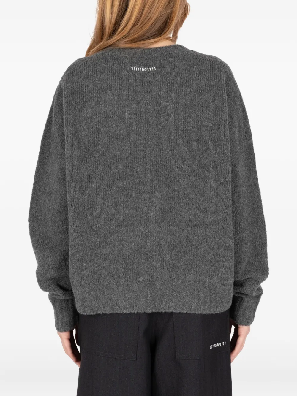 Société Anonyme Sydney trui met ronde hals Grijs