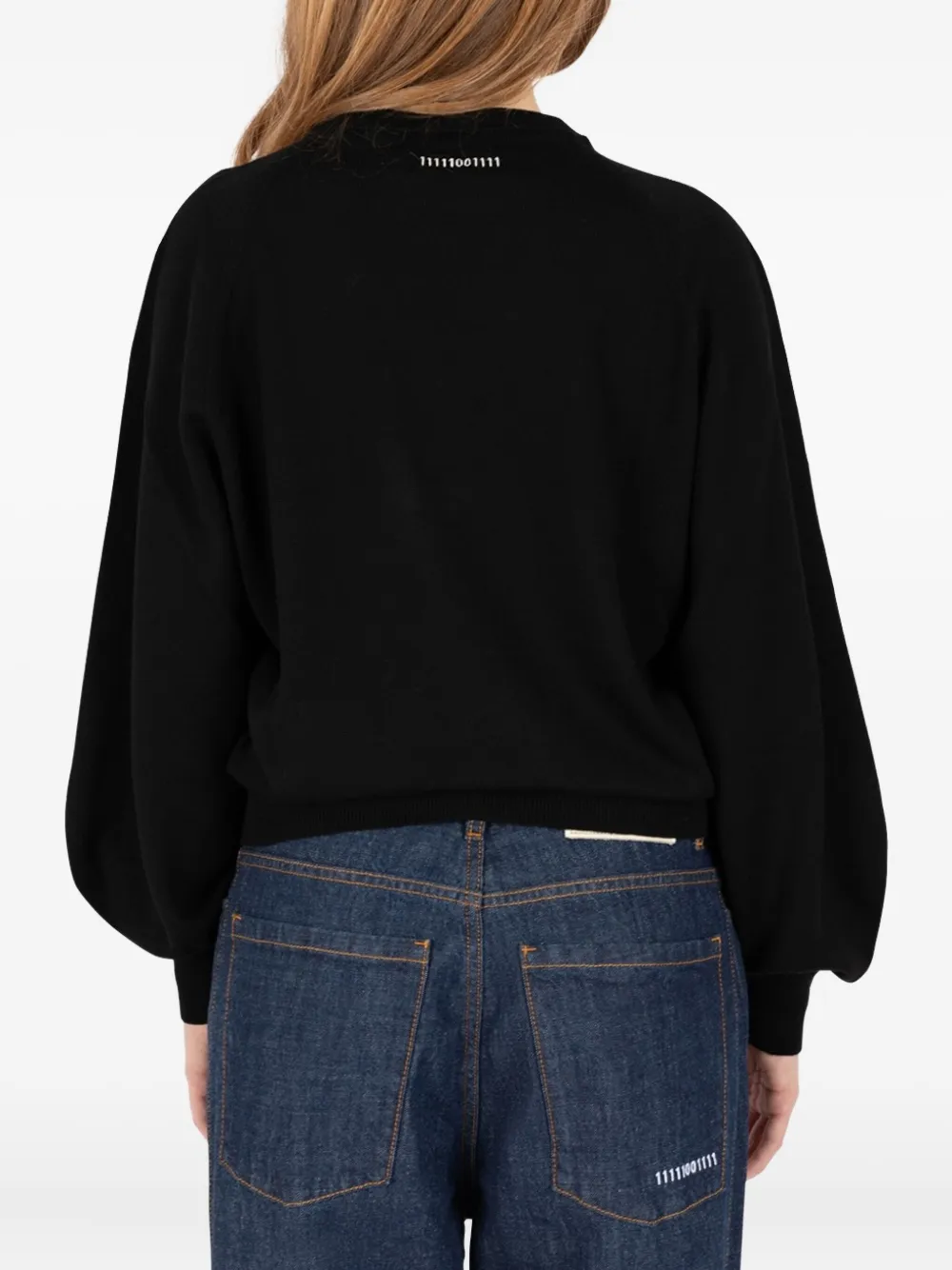 Société Anonyme Ellen Balloon-sleeve Knitwear In Blue