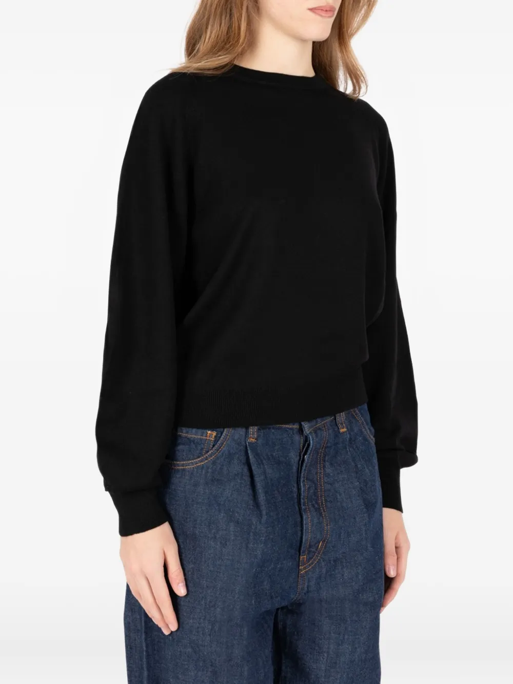 Société Anonyme Ellen Balloon-sleeve Knitwear In Blue