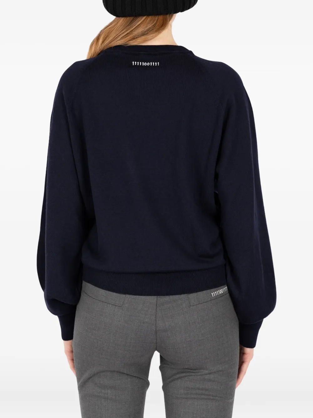 Société Anonyme Ellen Long-sleeve Crew-neck Knitwear In Black