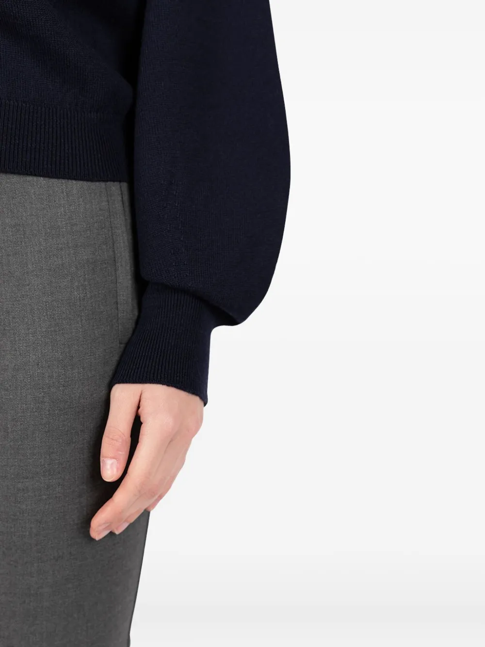 Société Anonyme Ellen Long-sleeve Crew-neck Knitwear In Black