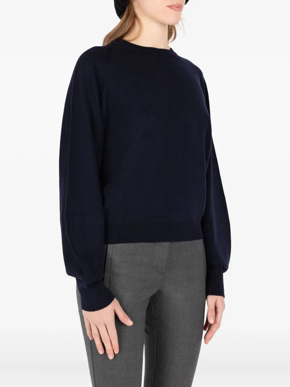 Société Anonyme Ellen Long-sleeve Crew-neck Knitwear In Black