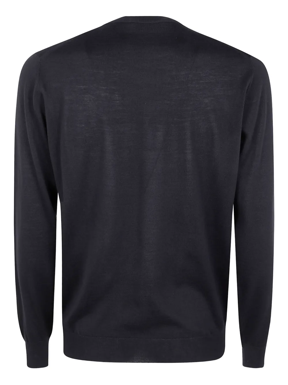 Filippo De Laurentiis Crew-neck Long-sleeve Sweater In Black