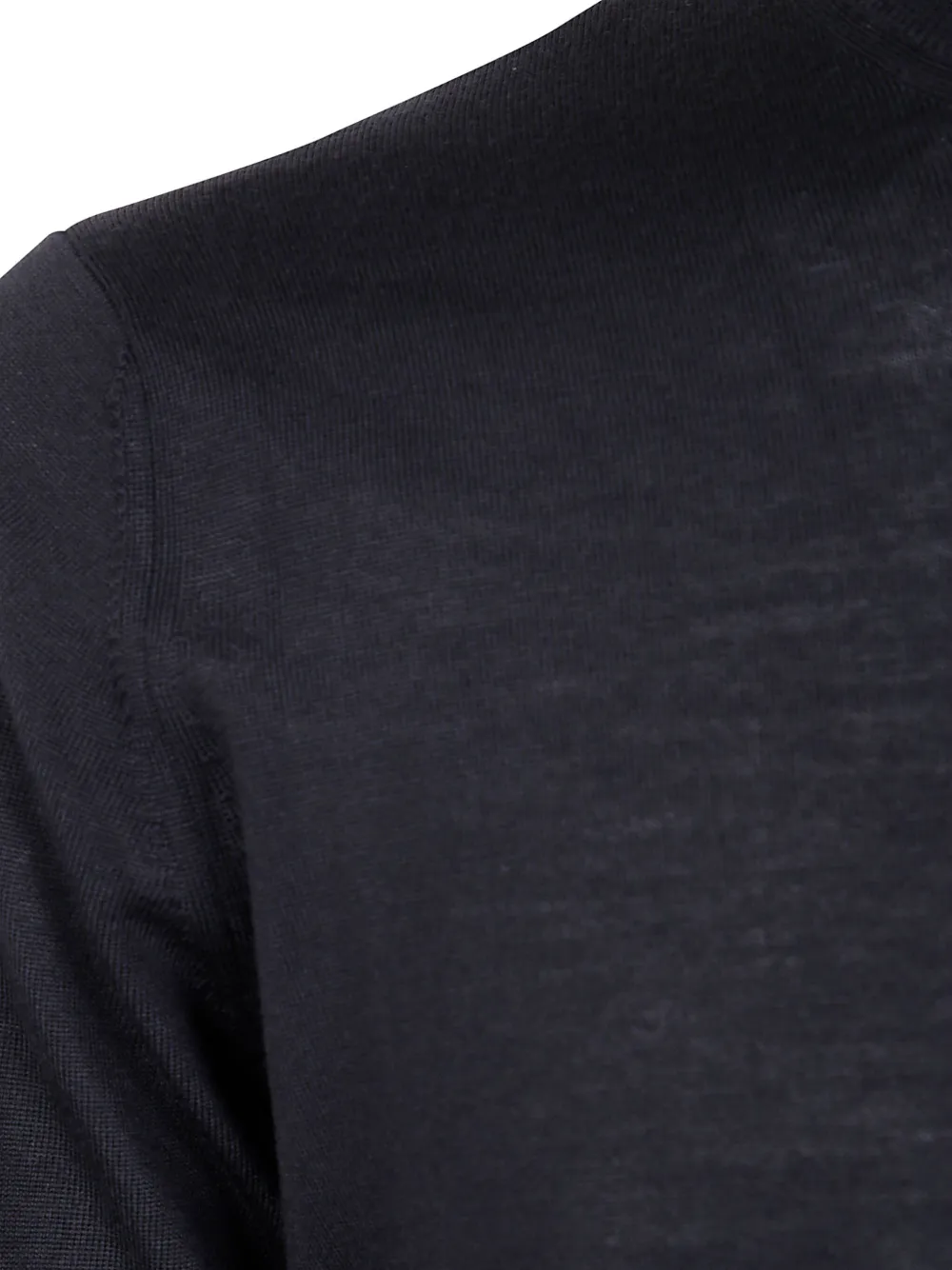 Filippo De Laurentiis Crew-neck Long-sleeve Sweater In Black