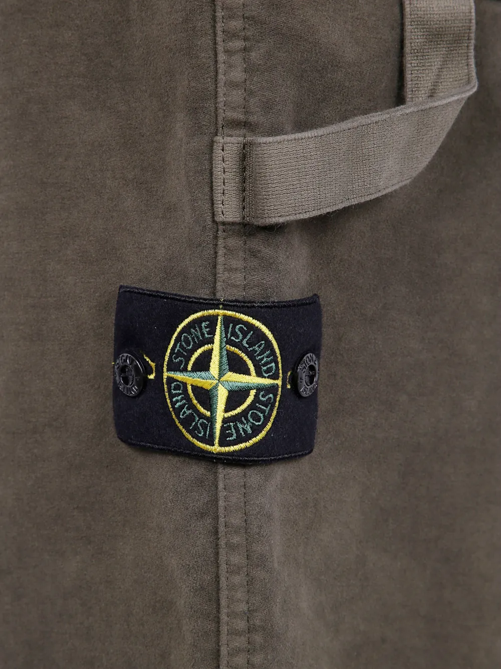 Stone Island Broek met opgestikte zak Groen
