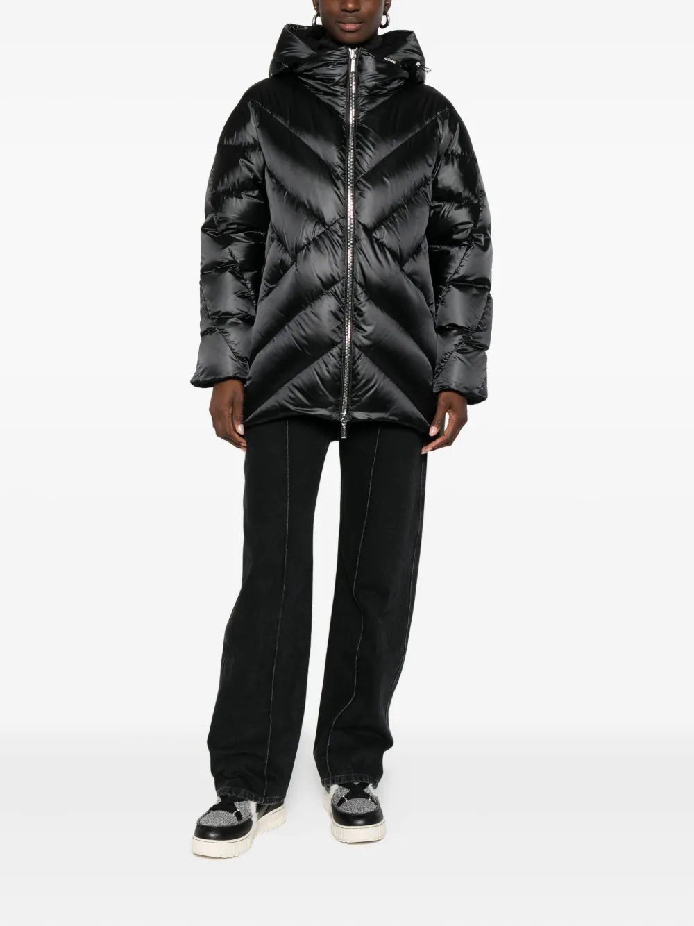 Moorer hooded zip-up jacket | Chamarras capitonadas | Image 2