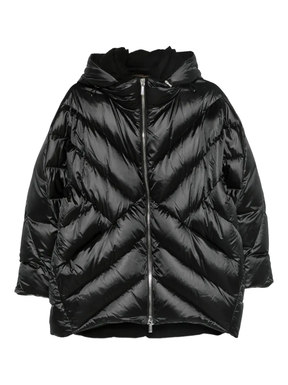 Moorer hooded zip-up jacket | negro | Image 1