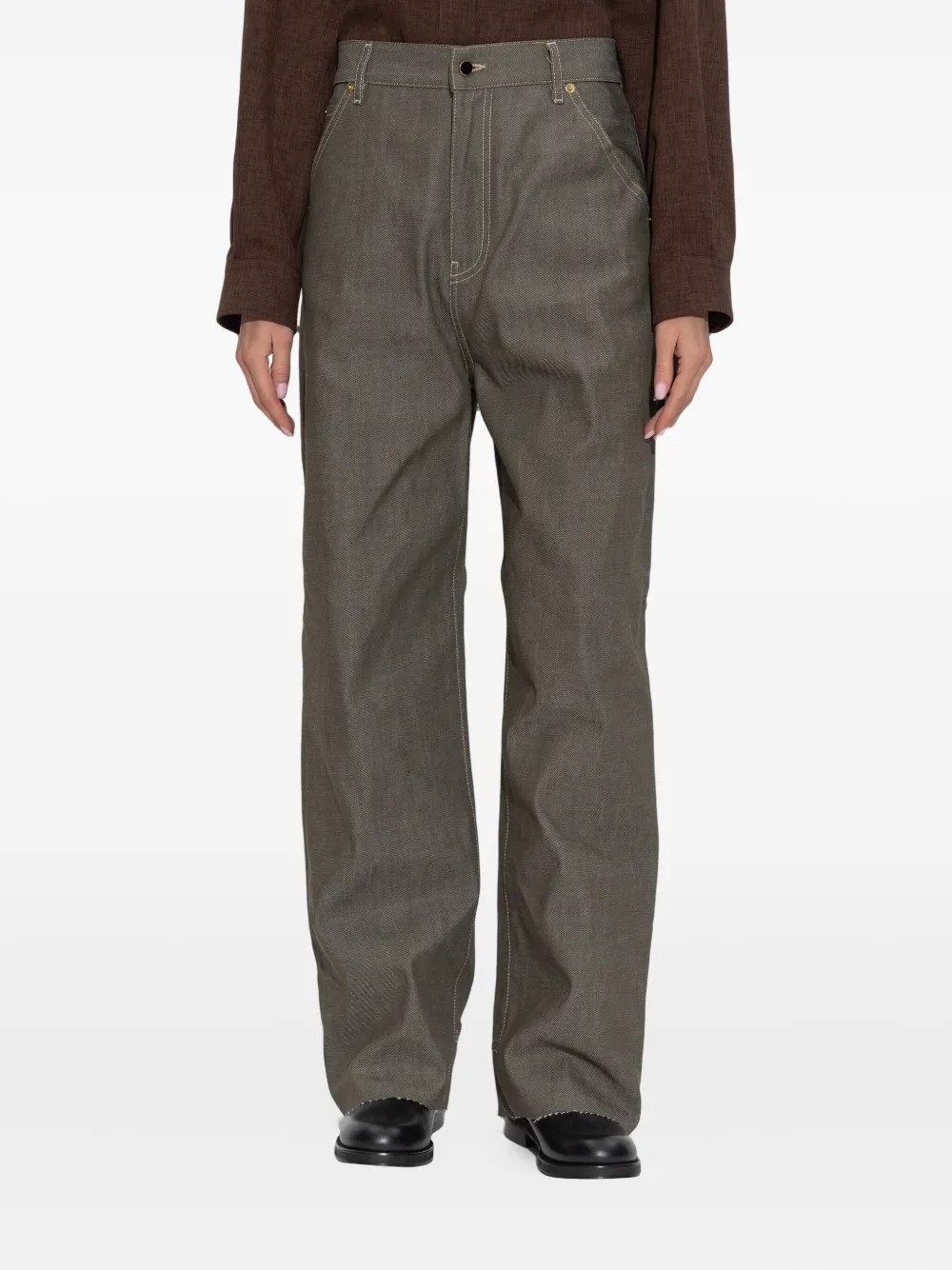 DARKPARK Lisa katoenen jeans Groen