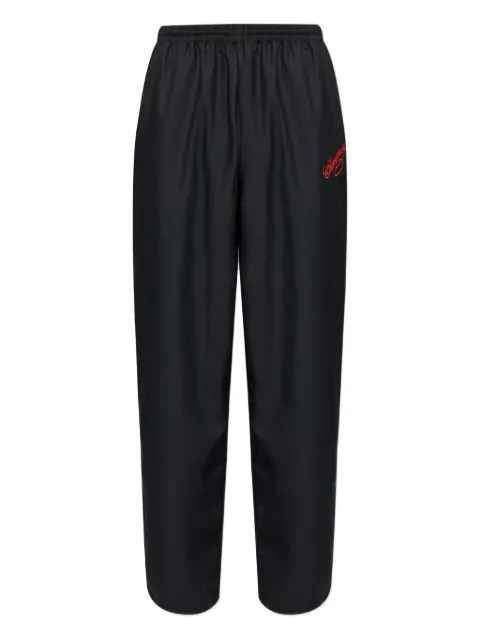Willy Chavarria logo-embroidered pants