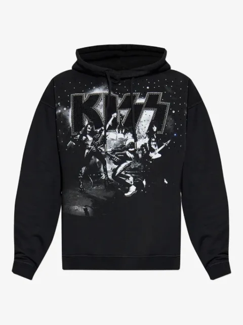 DSQUARED2 hoodie con detalles en colaboración con Kiss