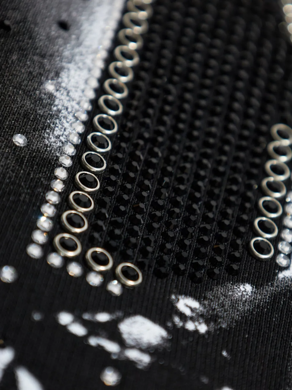 DSQUARED2 x Kiss verfraaide hoodie Zwart