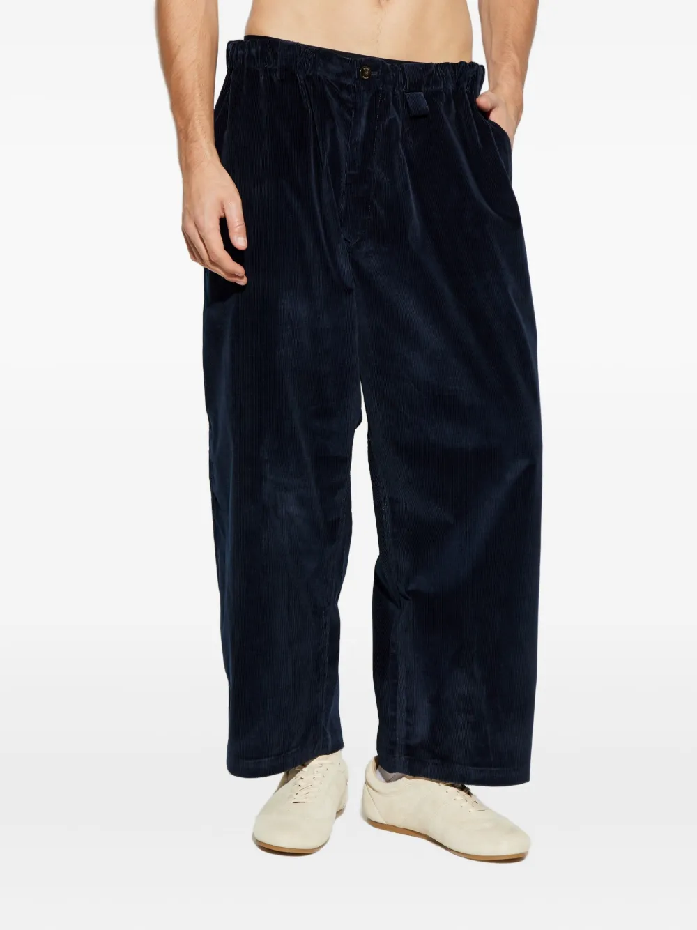 Willy Chavarria Ribfluwelen broek Blauw