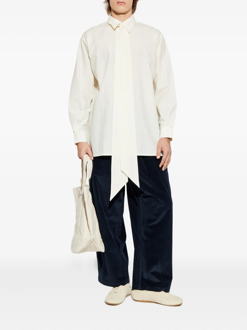 Willy Chavarria Ribfluwelen broek - Blauw