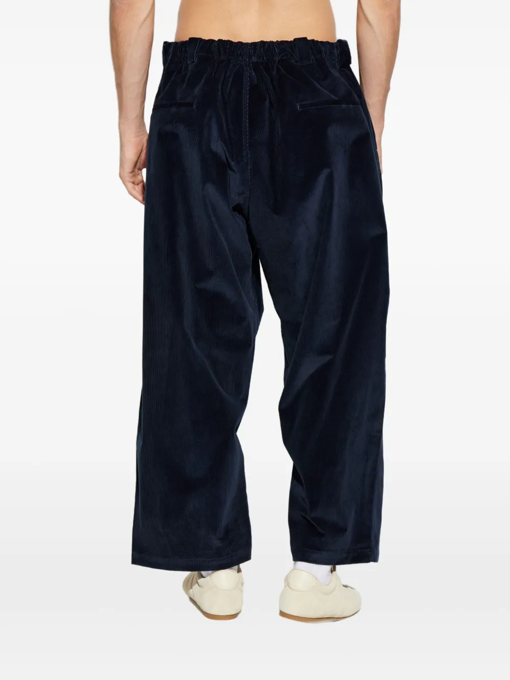 Willy Chavarria Ribfluwelen broek Blauw