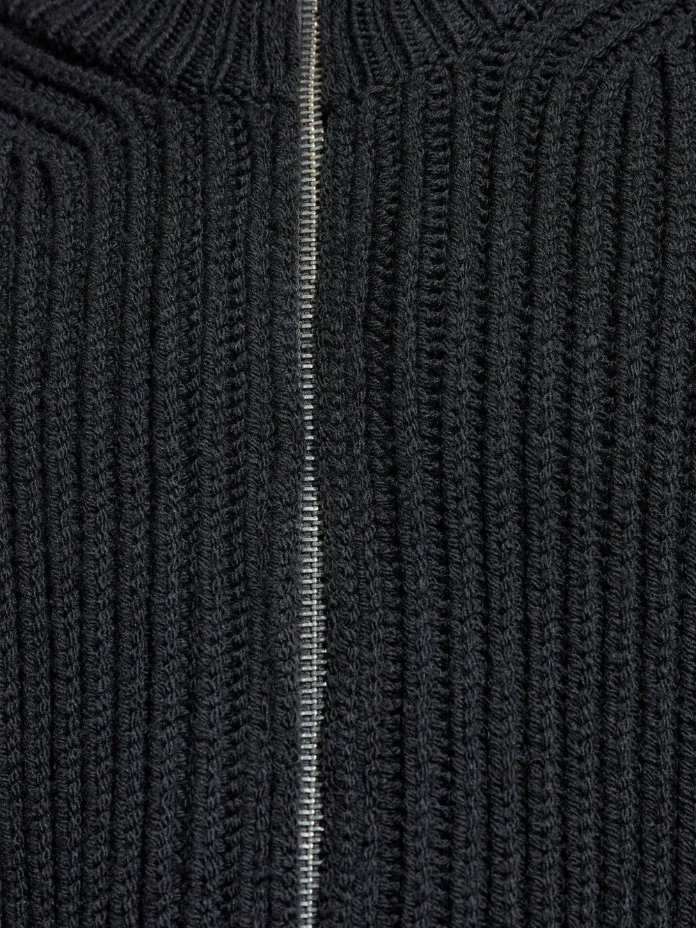 Dsquared2 Zip Shoulder-panel Cardigan In Black