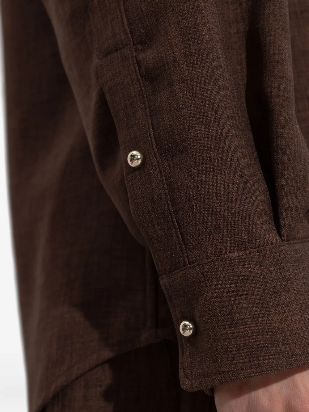 Darkpark Button-fastening Pocket Shirt In Brown