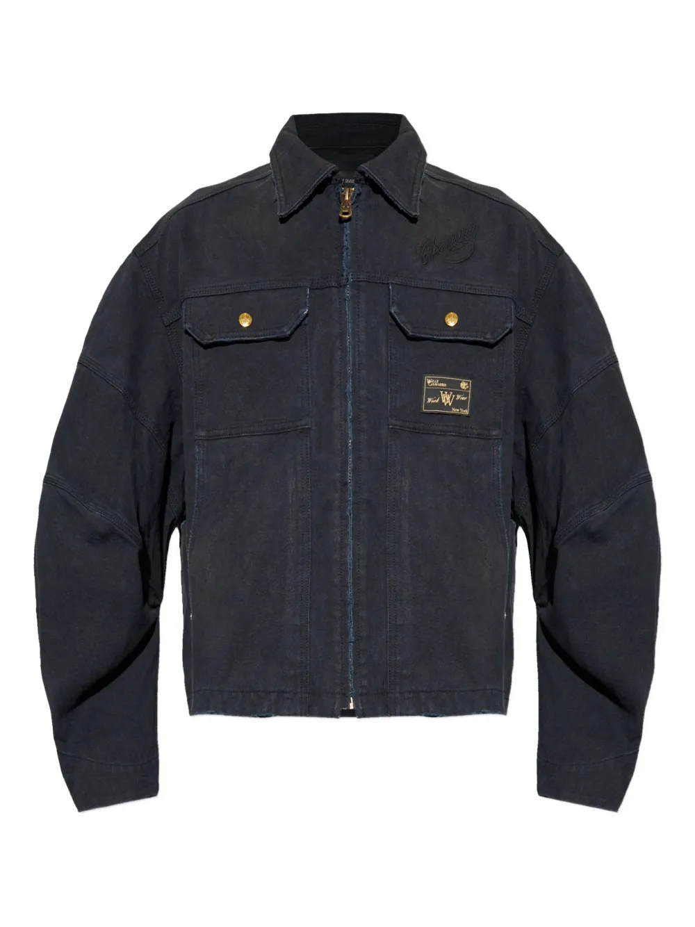 Willy Chavarria zip-fastening jacket | negro | Image 1