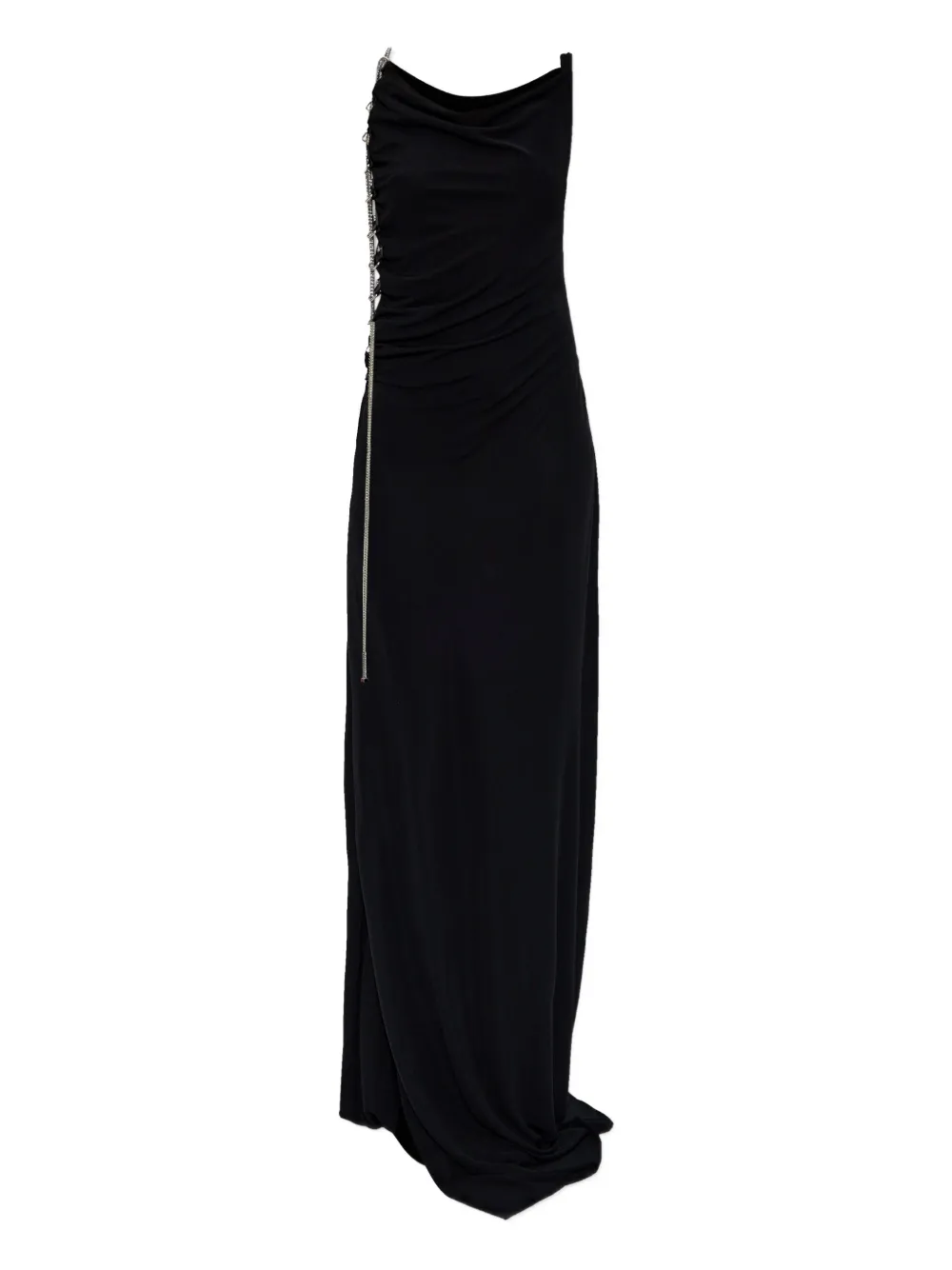 Dsquared2 Chain-detail Maxi Dress In Black