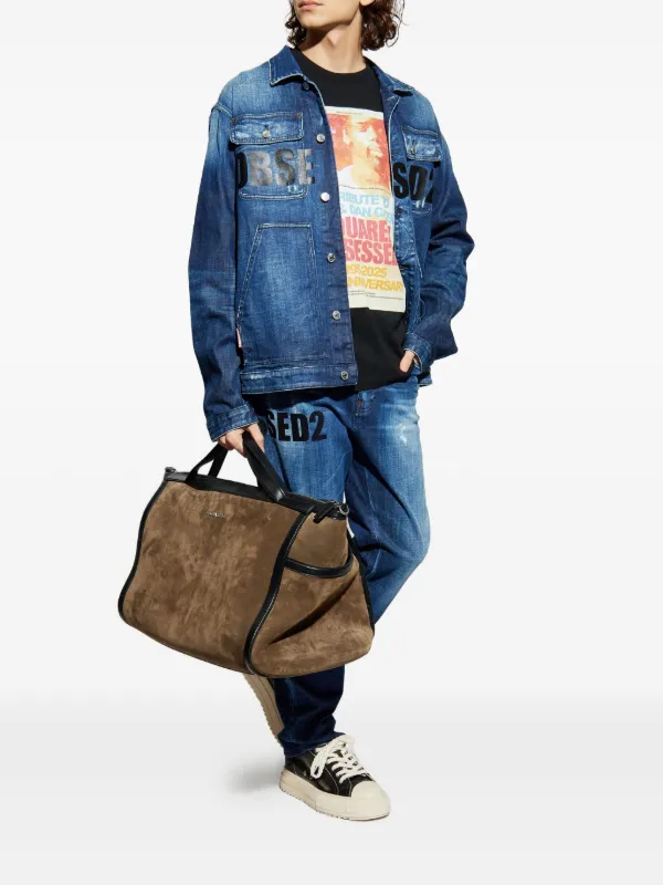 DSQUARED2 プリント デニムジャケット | ブルー | FARFETCH JP