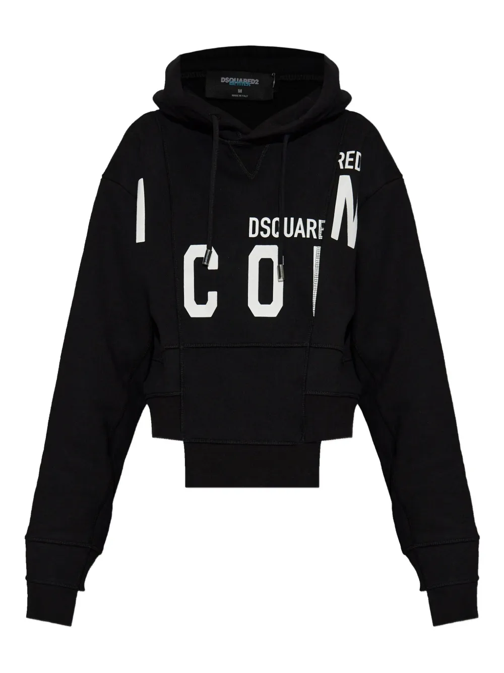 DSQUARED2 sudadera Sliced Icon con capucha de DSQUARED2 x BETTTER | negro | Image 1