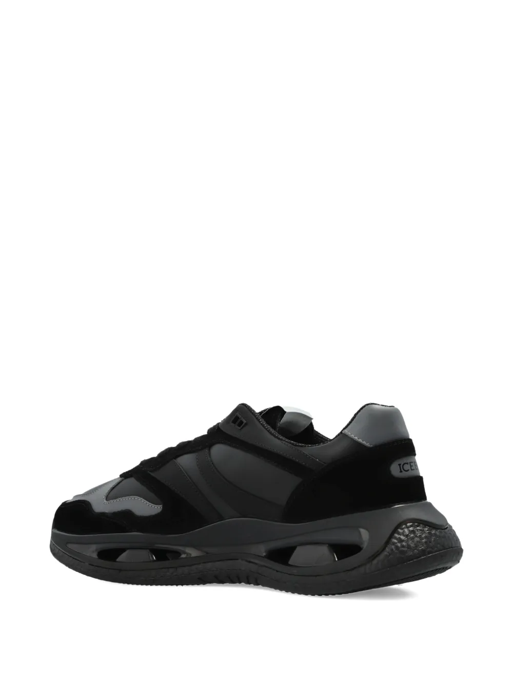 Iceberg Hawk sneakers met vlakken Zwart