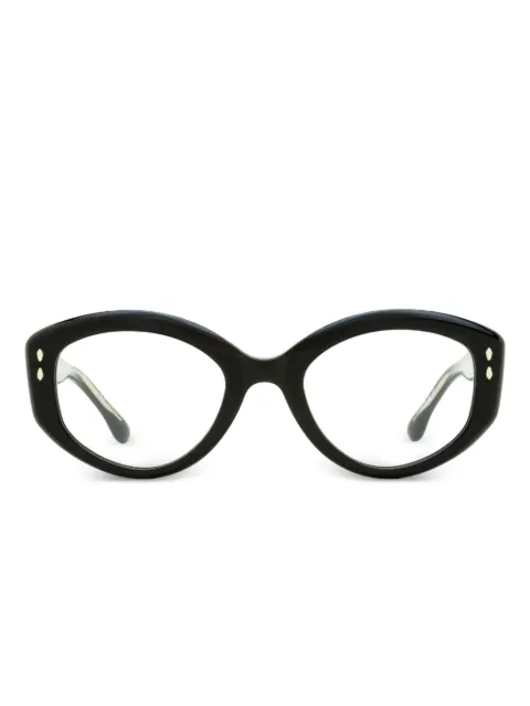 Isabel Marant Eyewear  rivet-detail oval-frame glasses
