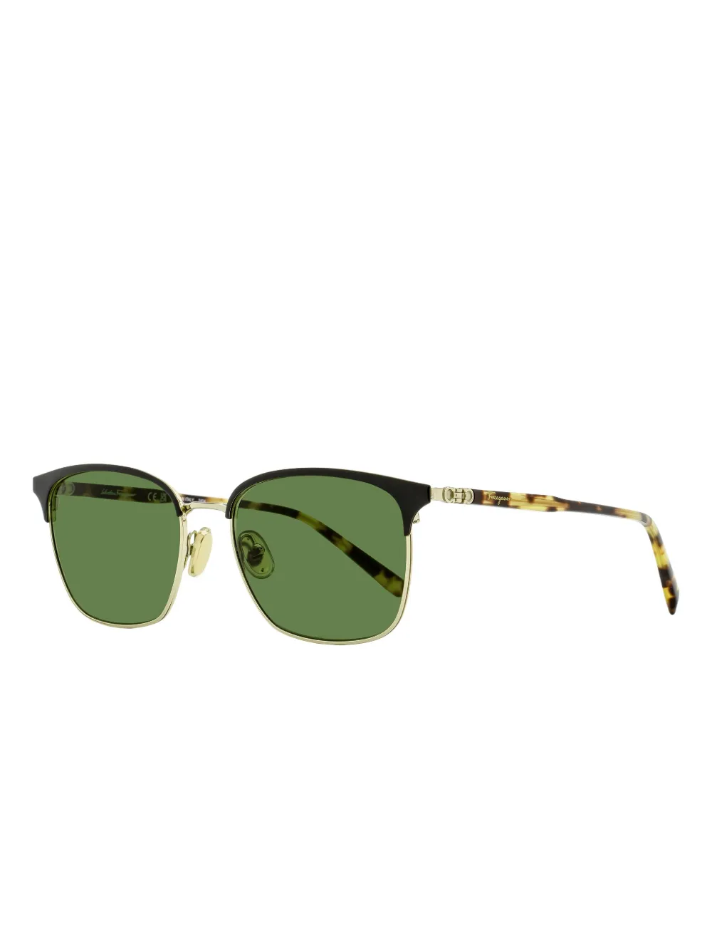 Ferragamo Eyewear Square-frame Sunglasses In Black