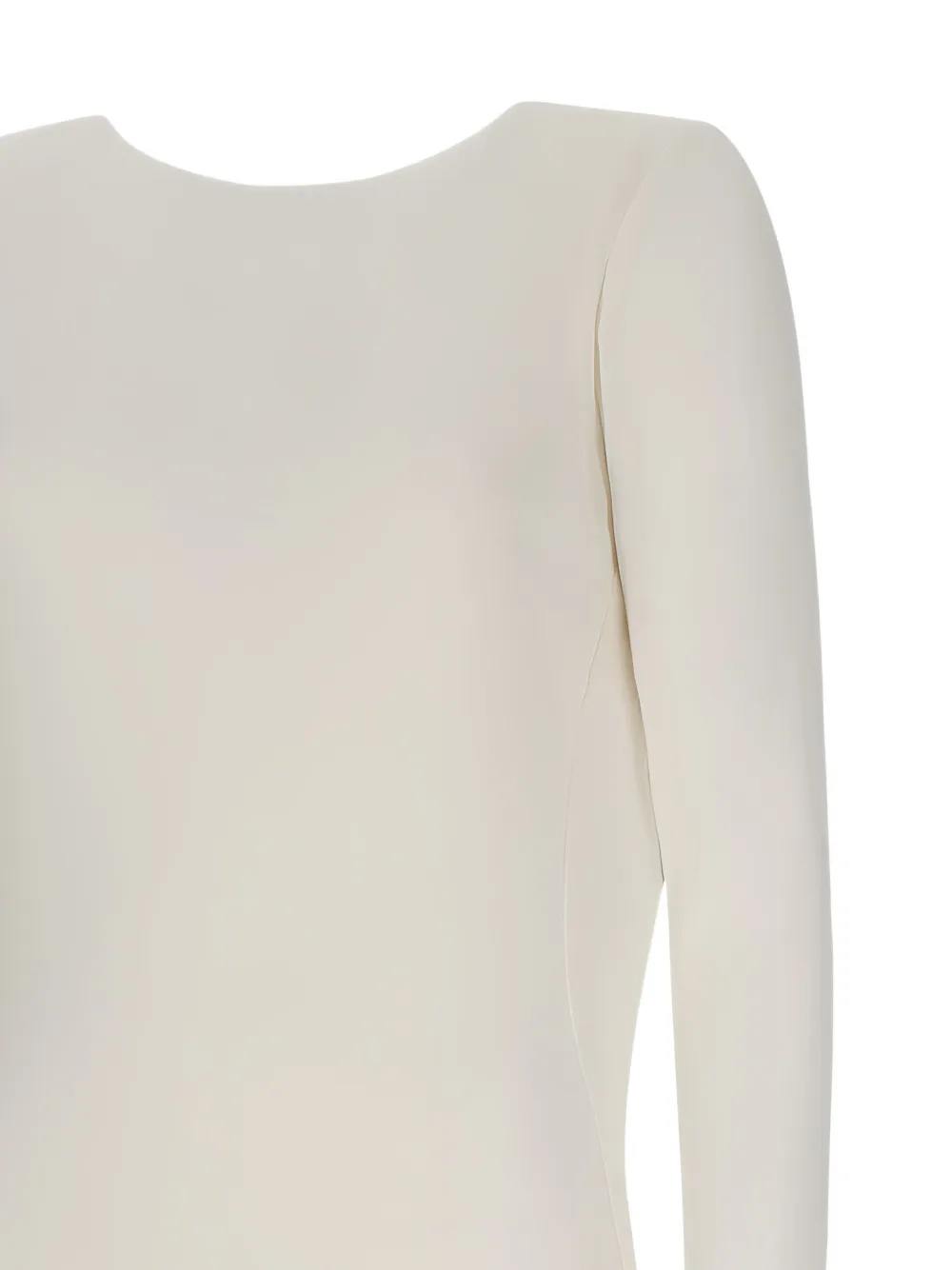 The New Arrivals Ilkyaz Ozel Maxi-jurk met col Wit