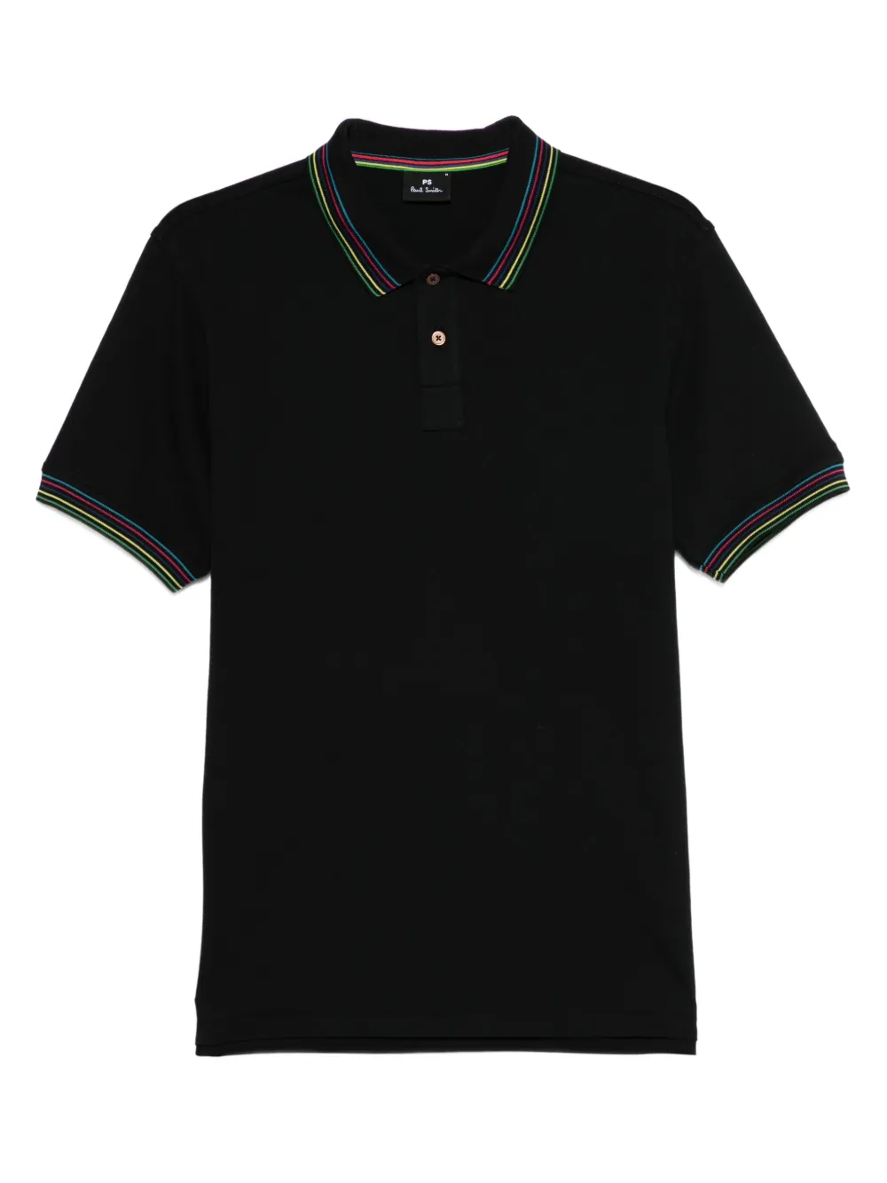Paul Smith playera tipo polo con rayas en el cuello | negro | Image 1