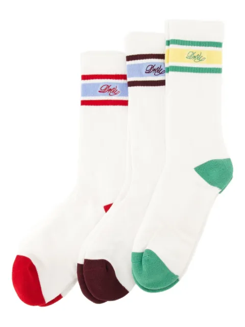 Drôle De Monsieur La Chaussette Drôle Rayée socks (pack of three)