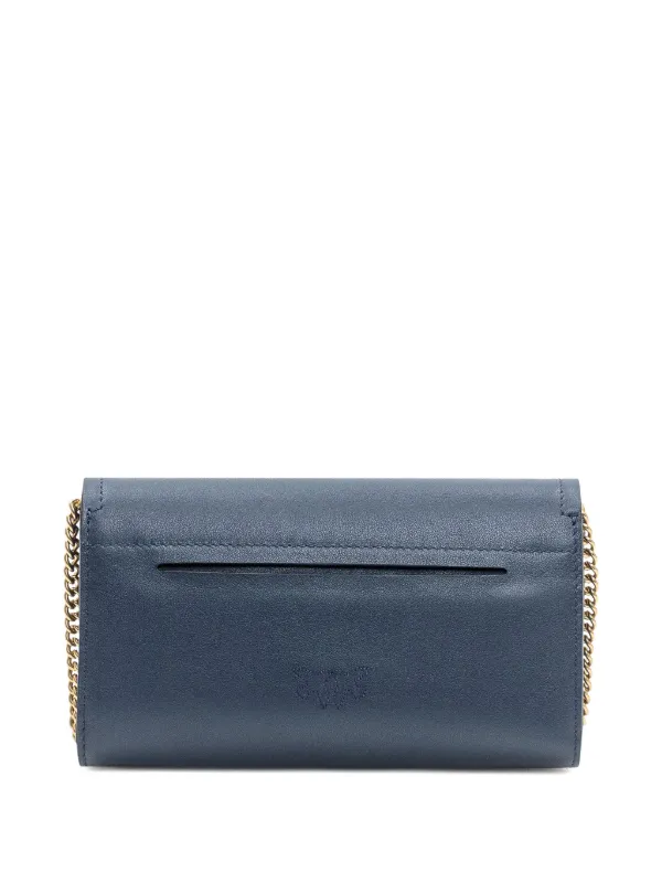 pinko チェーンバック　ショルダー PINKO チェーンストラップ ショルダーバッグ | ブルー | FARFETCH JP