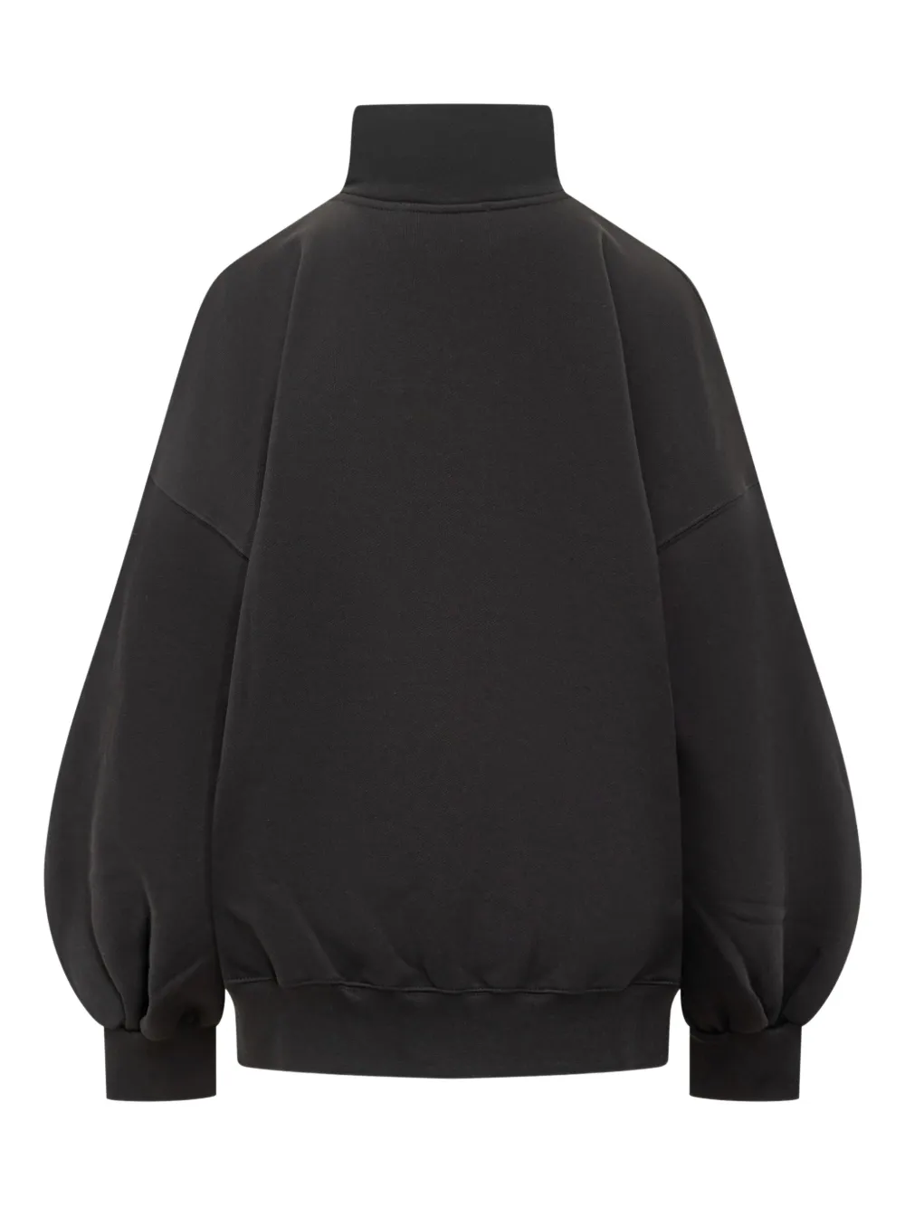 Msgm Balloon-sleeve Sweatshirt In Animal Print