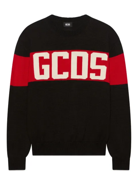 GCDS logo-embellishment sweatshirt