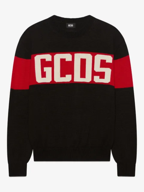 GCDS logo-embellishment sweatshirt