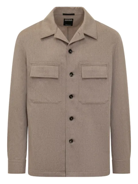 Zegna Oasi pocket overshirt