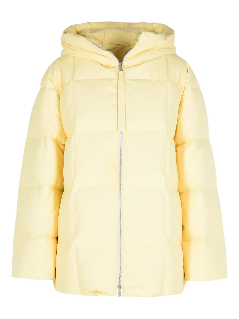 Jil Sander hooded zip coat | Yellow | Image 1