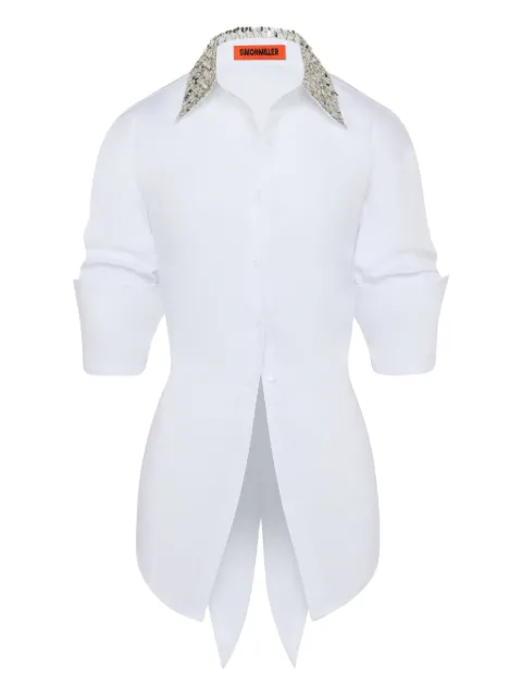 Simon Miller embellished tie loch shirt
