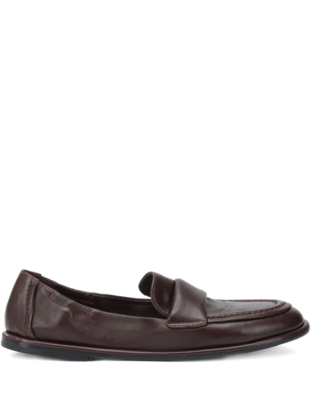Pomme D´Or Loafers met lus-detail Rood