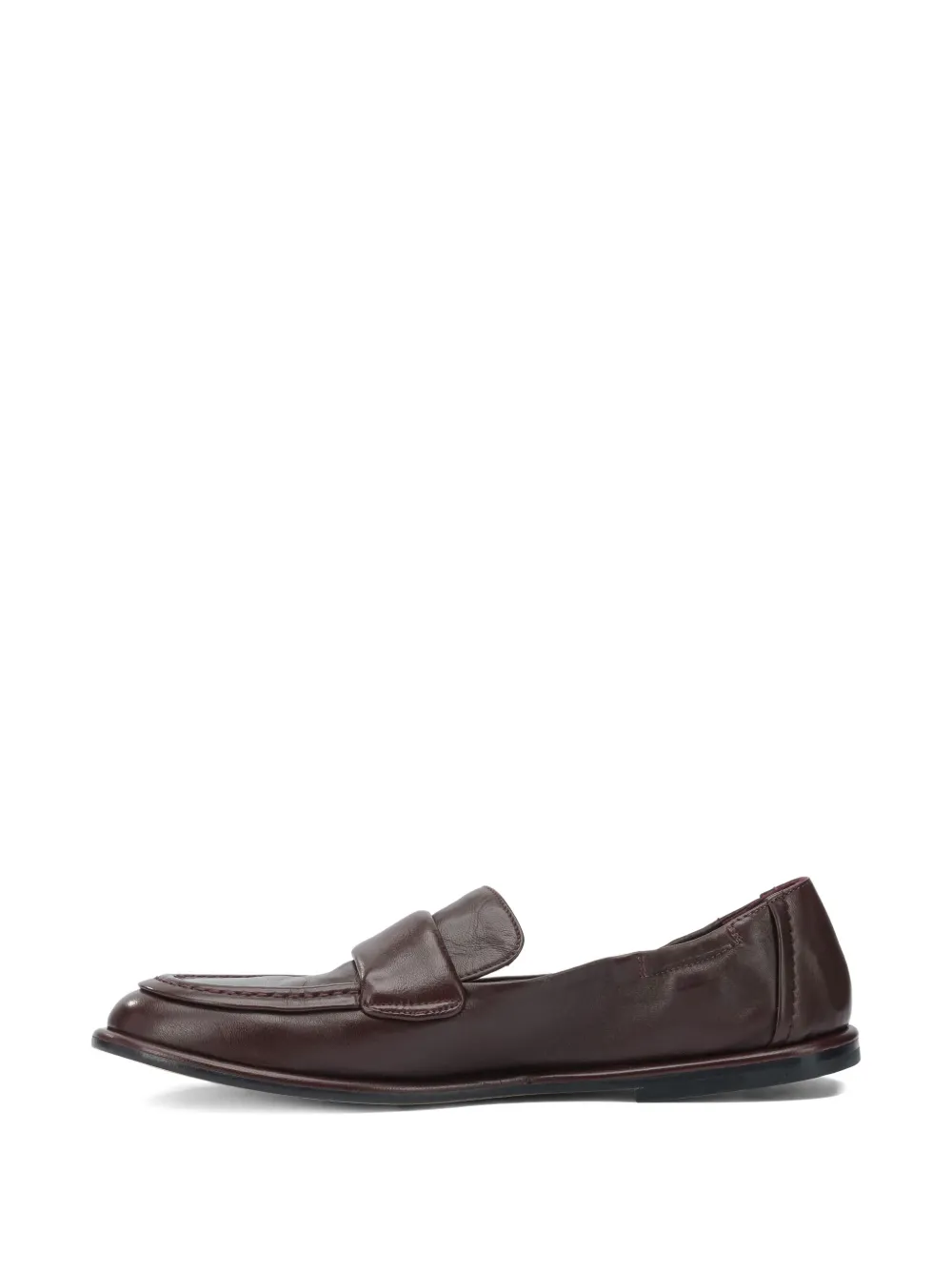 Pomme D´Or Loafers met lus-detail Rood