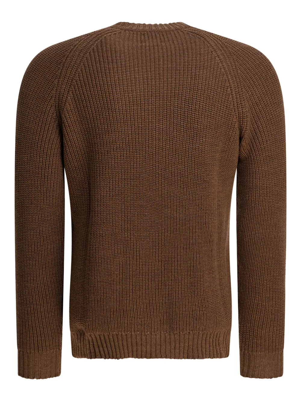 RAKKI ribbed crew-neck sweater | Brown | Image 1