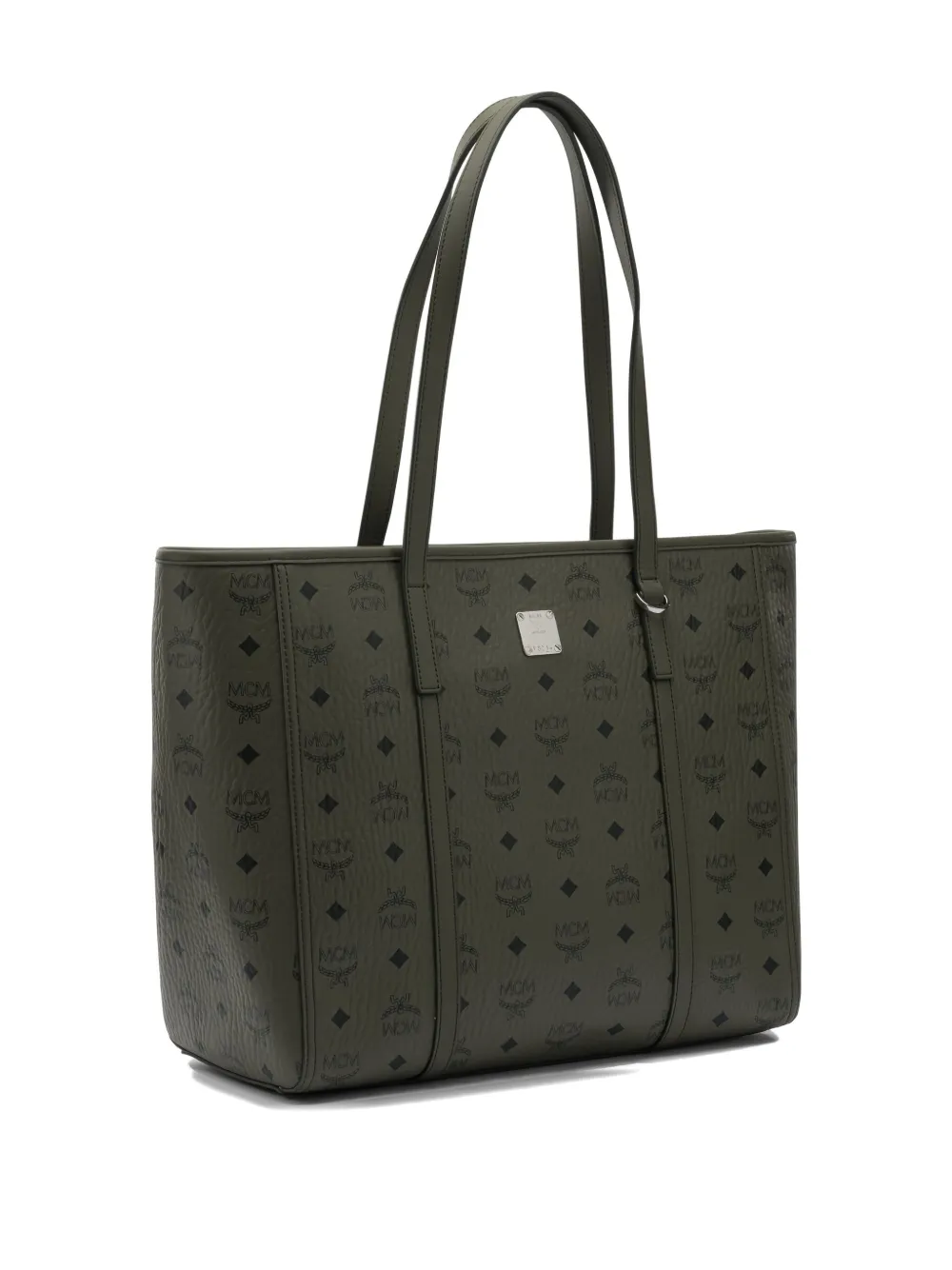 Mcm Medium Toni Tote Bag In Green