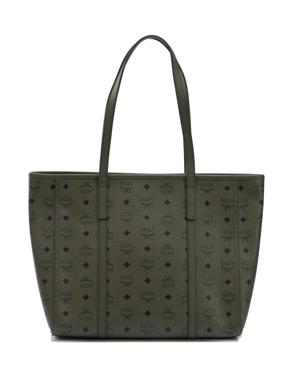 Mcm Medium Toni Tote Bag In Green