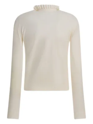 Alexander McQueen リブニット トップ | ホワイト | FARFETCH JP
