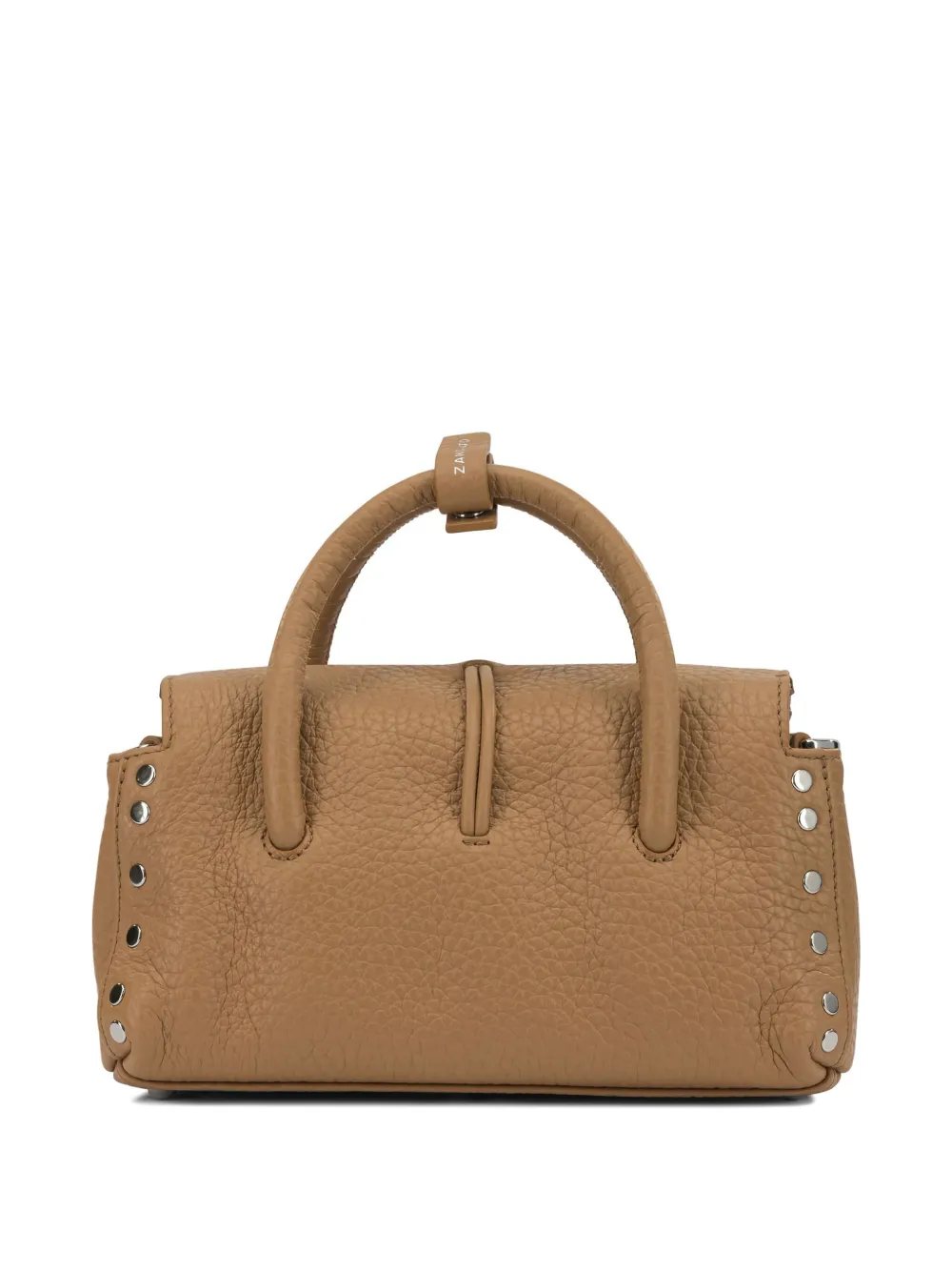 Zanellato Dotta shopper met studs - Bruin